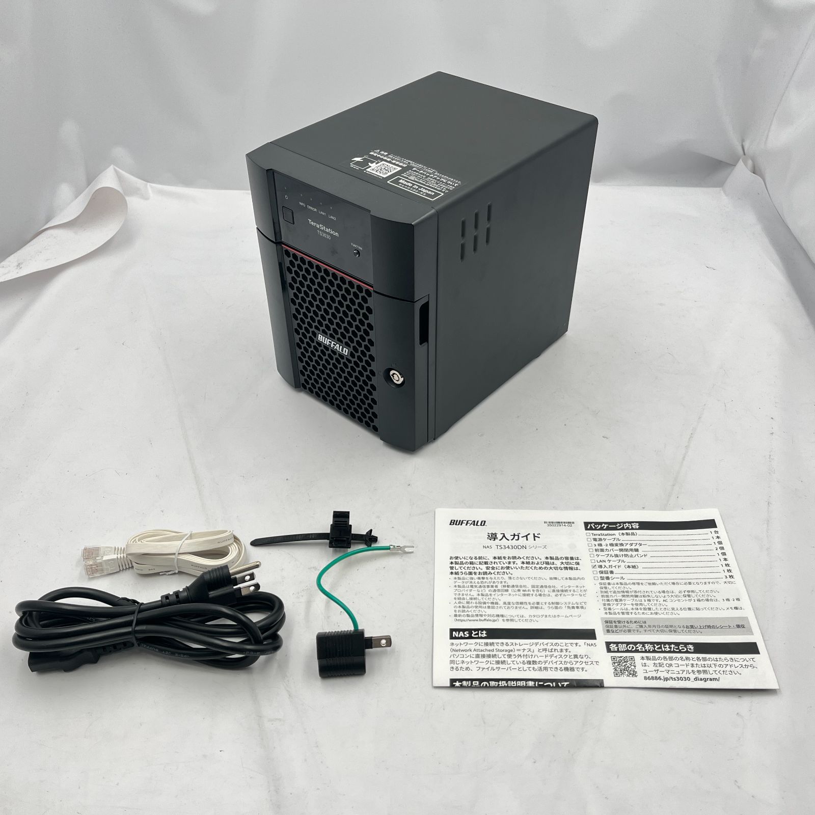 ★起動確認済み★ BUFFALO TeraStation TS3430DNシリーズ デスクトップNAS TS3430DN0404 中古 (RM1642)