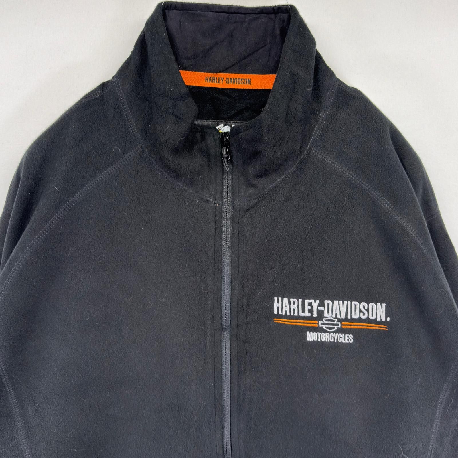 古着 ハーレーダビッドソン HARLEY DAVIDSON フルジップフリース 
