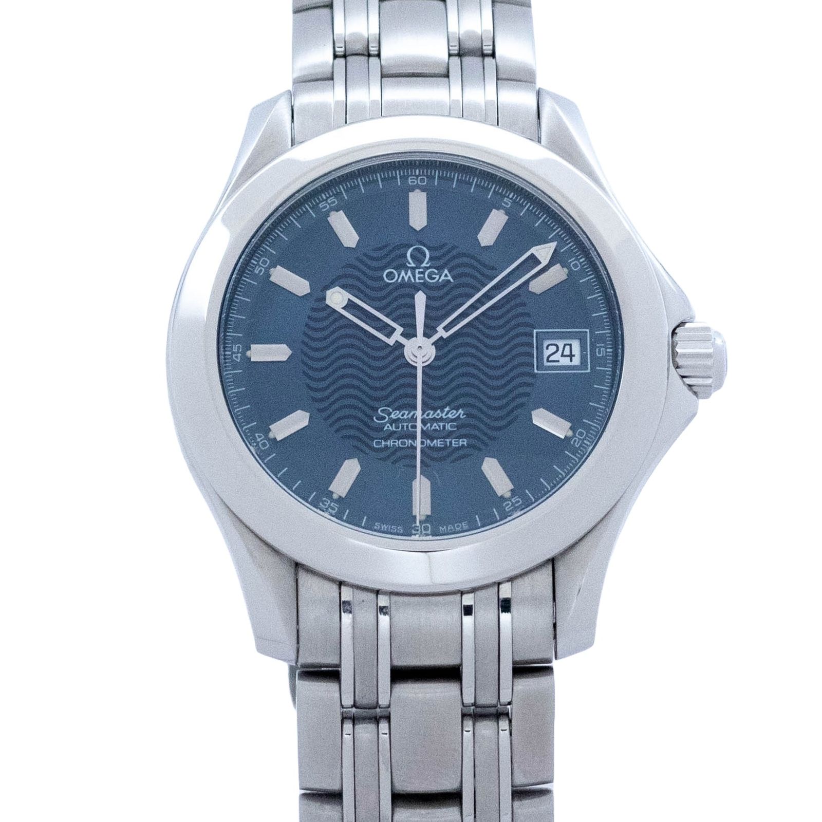 保証書付き オメガ OMEGA シーマスター 2501.81 OMEGA Seamaster 自動巻き 腕時計 メンズ ユニセックス 青