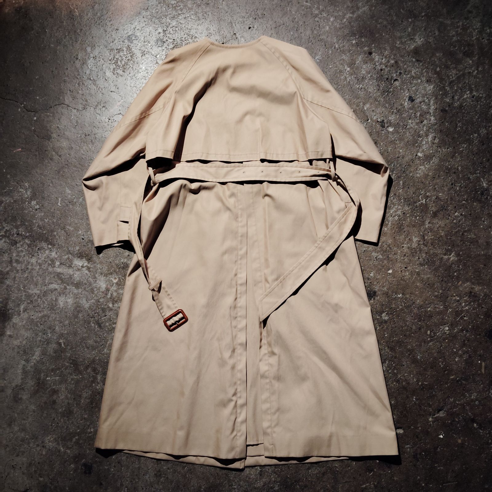 H BEAUTY&YOUTH TWILL NO COLLAR TRENCH COAT M エイチビューティー