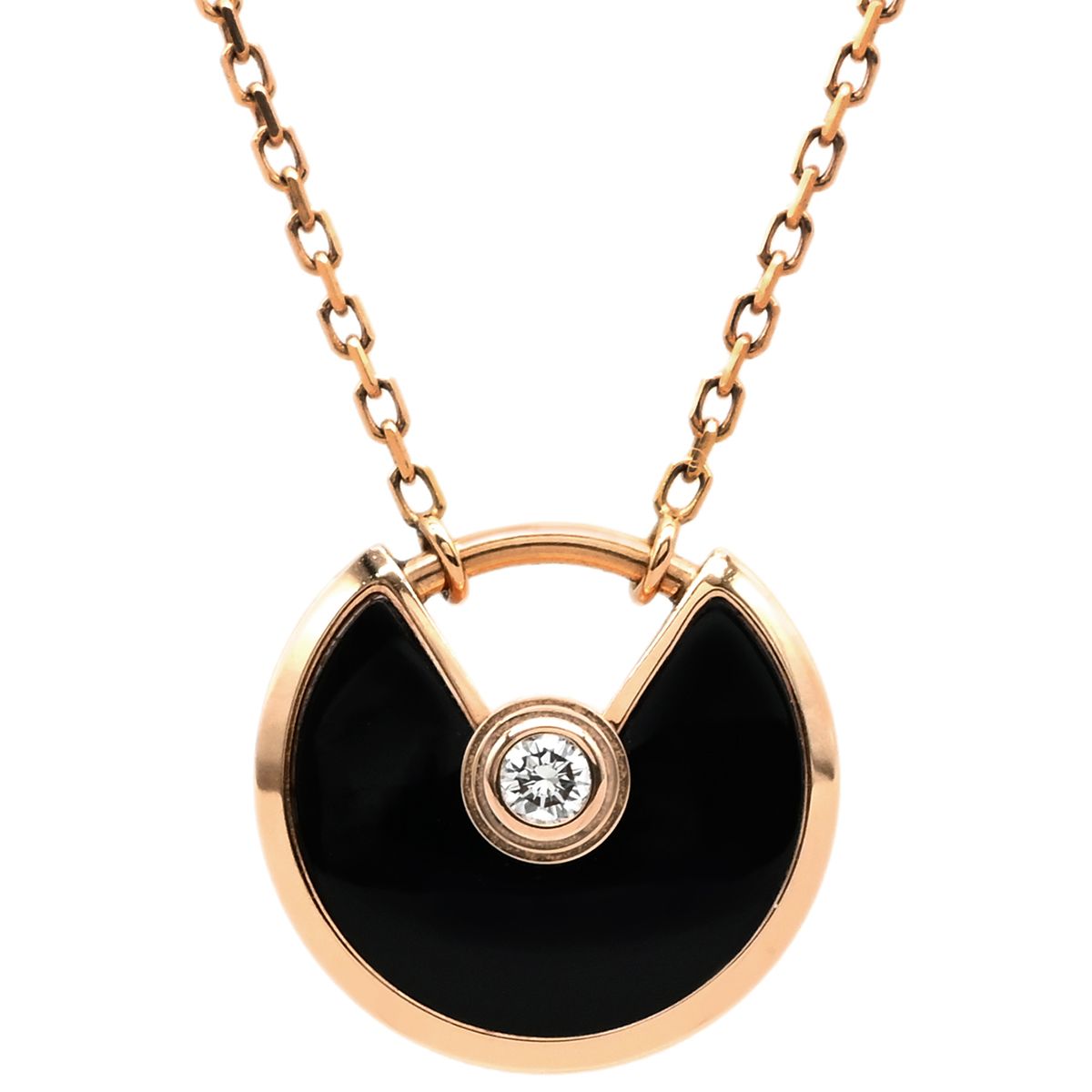 カルティエ Cartier ネックレス アミュレット ドゥ カルティエ ピンク 