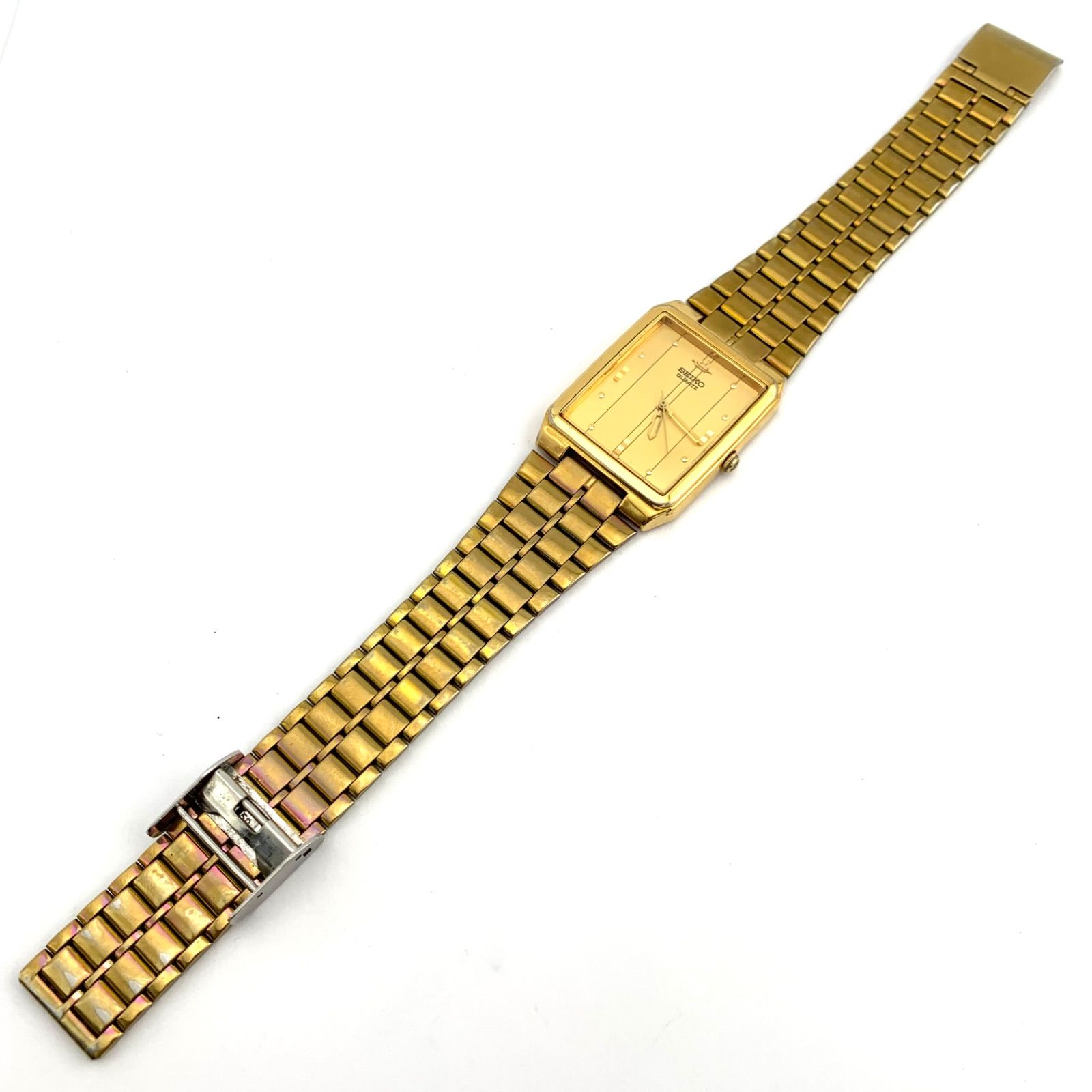 中古】SEIKO V701-5G20 ゴールド 腕時計 - メルカリ