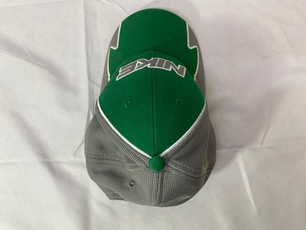 90s 00s NIKE ナイキ バイカラー ロゴ キャップ カラー：グリーン
