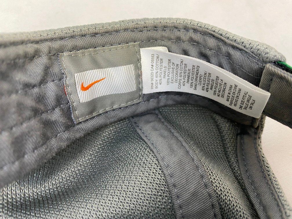 【⚠️状態要確認!!】NIKE 90s ツートンキャップ 白/緑 y2k 90s 00s NIKE ナイキ バイカラー ロゴ キャップ カラー：グリーン