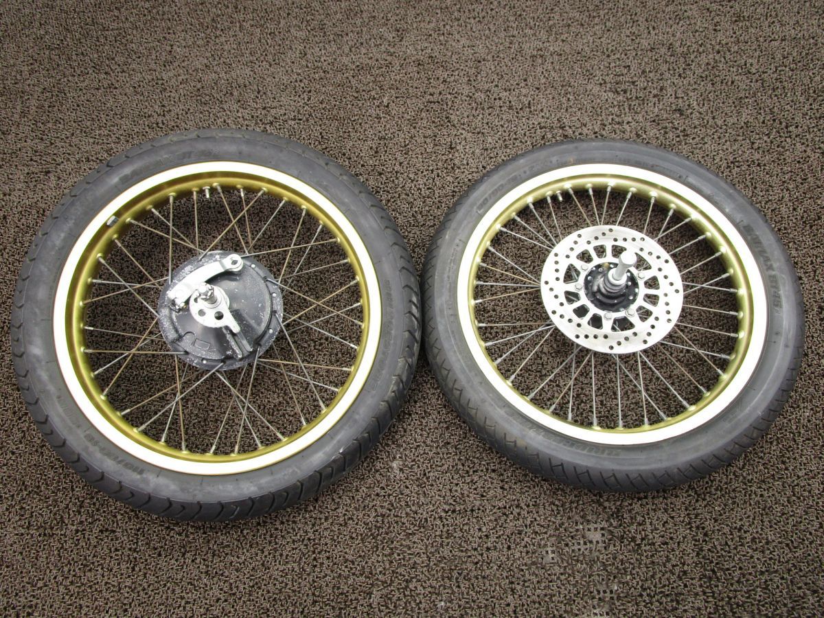 DT200R フロント リアホイールセット 18インチ □T636 ディスク