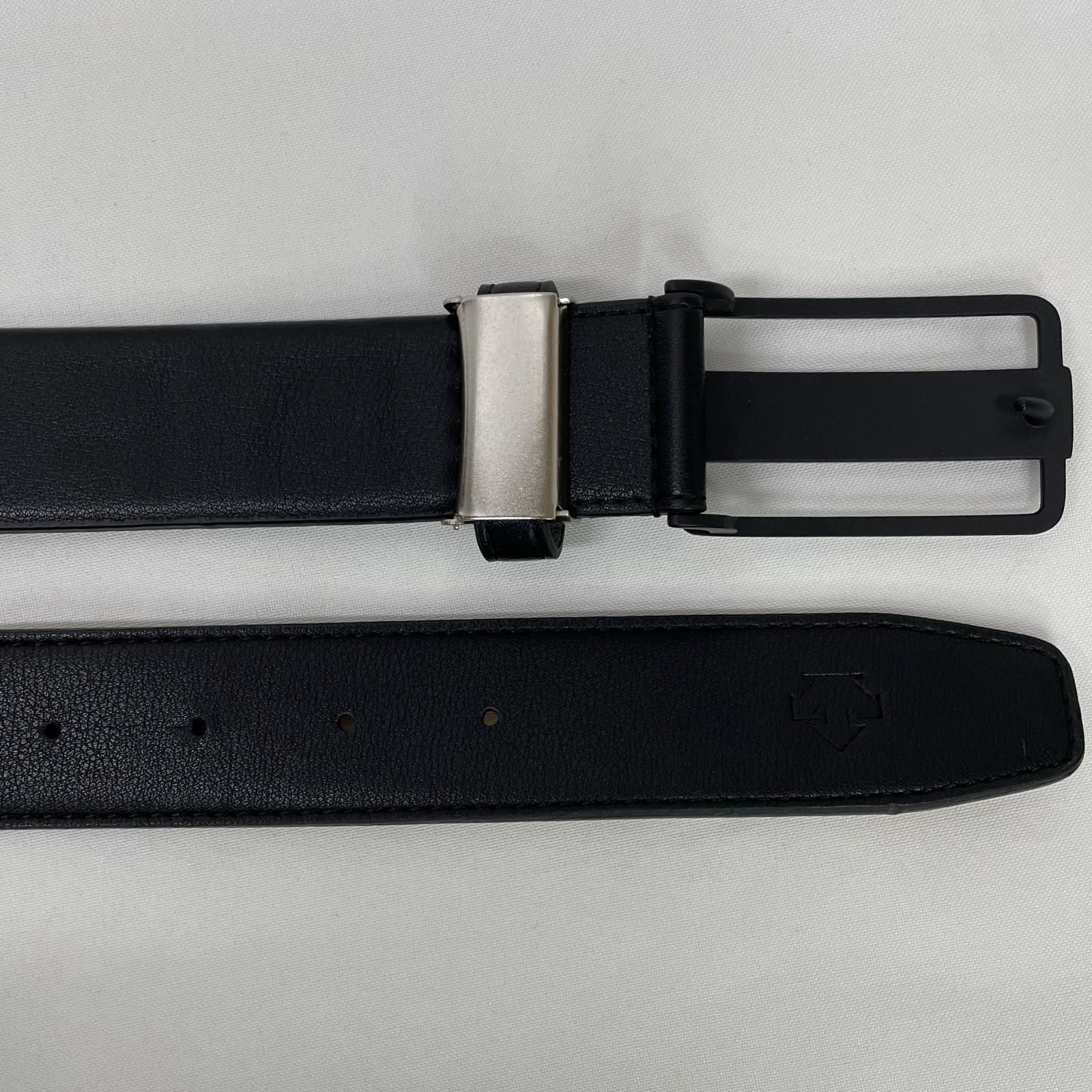 中古 デサントゴルフ DESCENTE GOLF ベルト ブラック ロゴ型押し