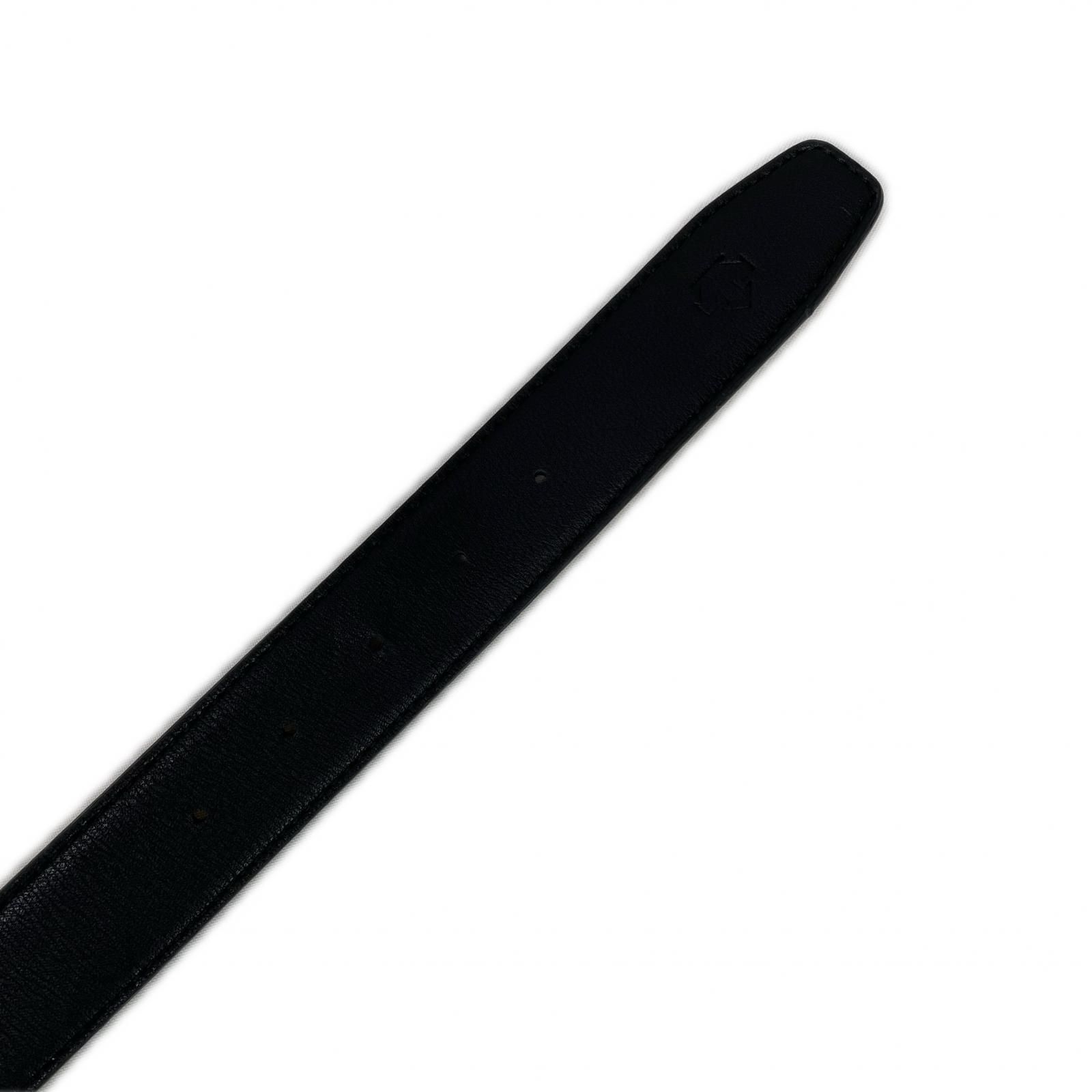 coco 中古 デサントゴルフ DESCENTE GOLF ベルト 黒 ブラック ロゴエンボス 型押し シンプル 中古 デサントゴルフ DESCENTE GOLF ベルト ブラック ロゴ型押し