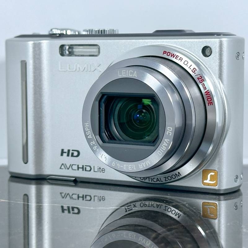 美品】Panasonic LUMIX DMC-TZ10 シルバー コンパクトデジタルカメラ 