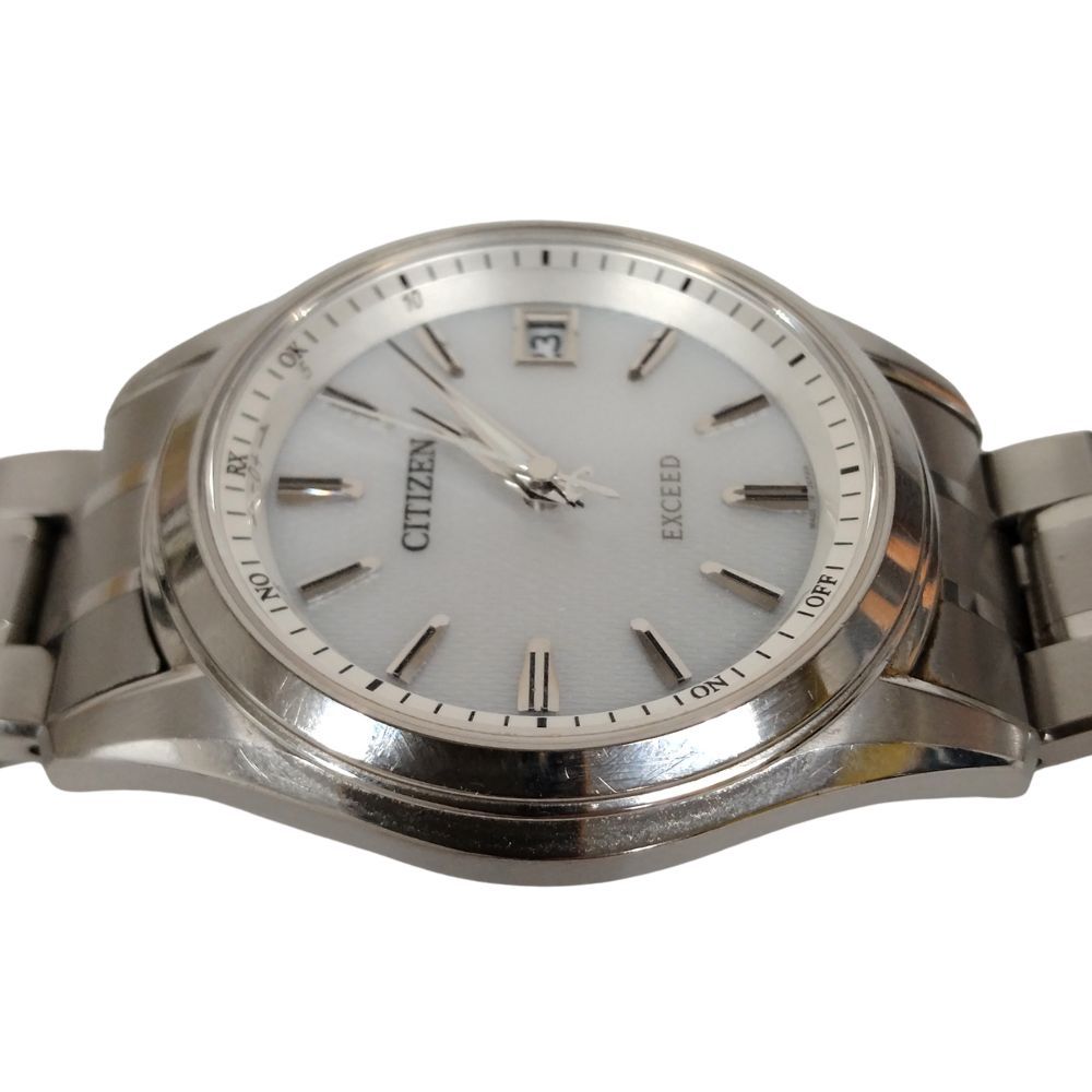 CITIZEN シチズン H128-T017991 エクシード エコドライブ電波時計 