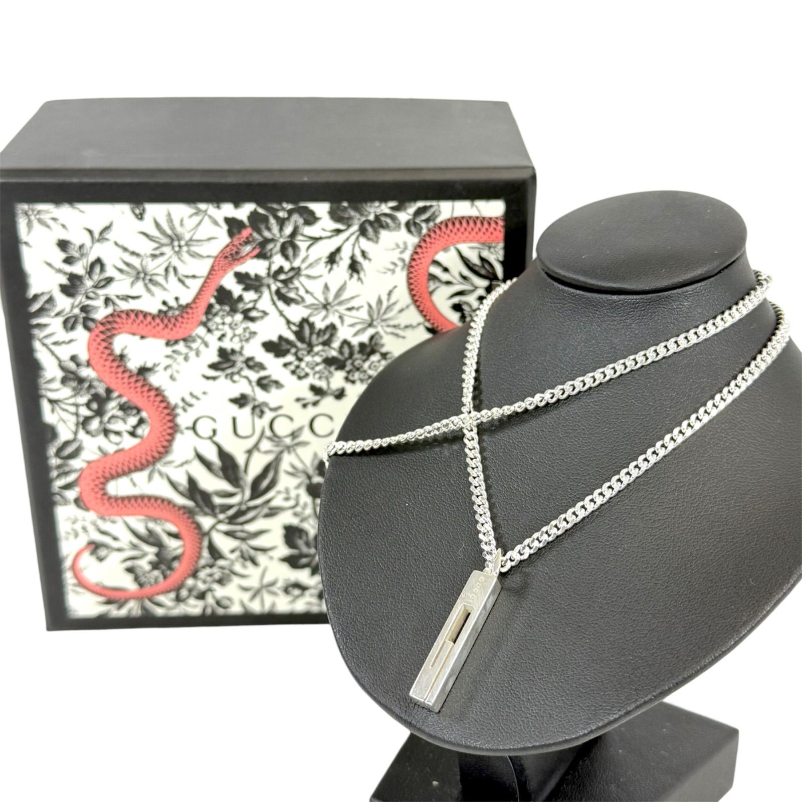 人気・美品】Gucci グッチ カットアウトG 喜平チェーン ネックレス