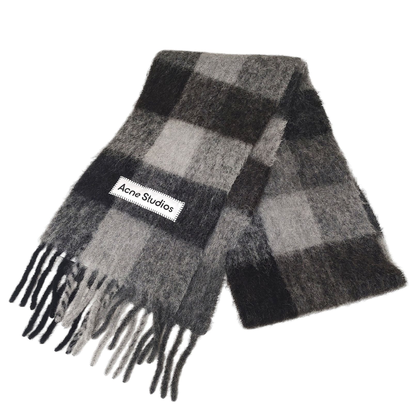 ACNE STUDIOS アクネ ストゥディオズ アルパカ モヘア ウール チェック