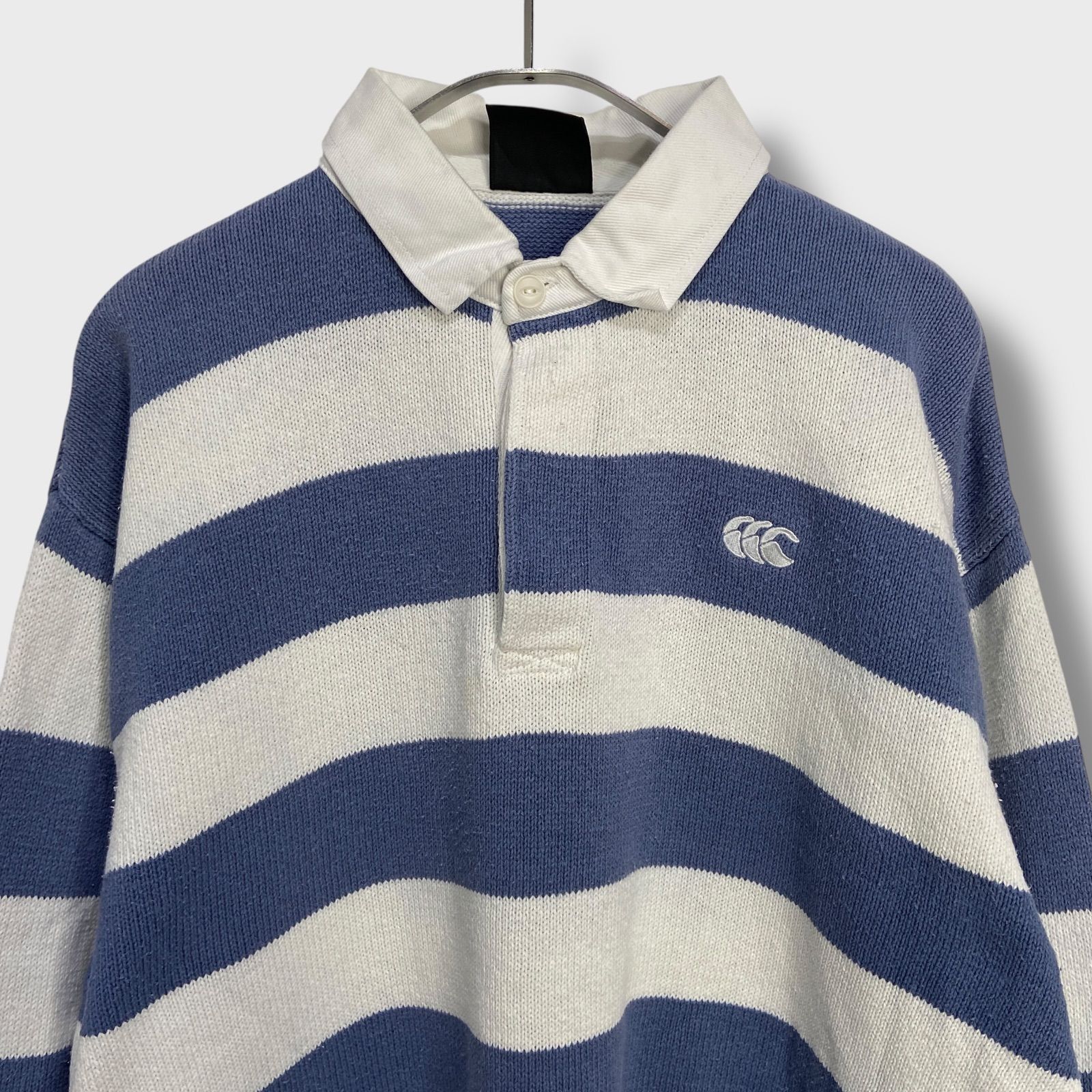 CANTERBURY ラガーシャツ 限定版 CANTERBURY OF NEW ZEALAND☆カンタベリー☆ボーダー柄ラガーシャツ