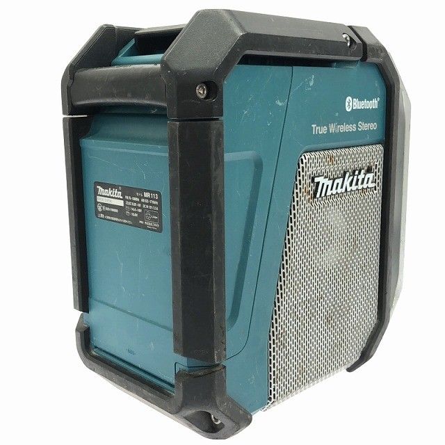 ☆比較的綺麗☆makita マキタ 充電式ラジオ MR113 青 本体のみ