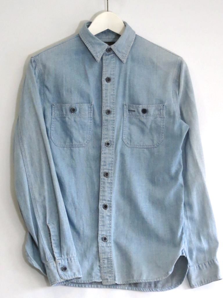 229531】RRL ダブルアールエル ダンガリーシャツ シャンブレーシャツ