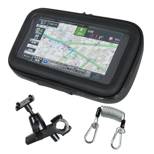 バイク用 ポータブルナビ バイクナビ 防水 5インチ 地図搭載 オービス Nシステム microSD 12V 24V セット NV-A011I-SET2 m 89ddeda1