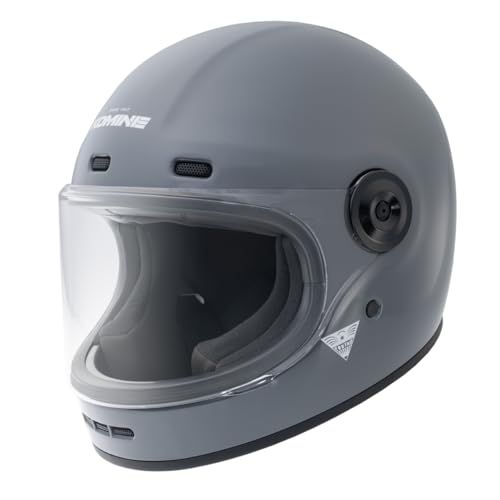 コミネ KOMINE バイク用HK-190 ネオレトロフルフェイスヘルメット Basalt Grey M m efdcc3a8