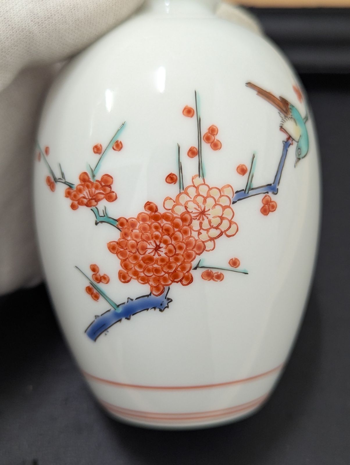 十四代 酒井田柿右衛門作 一輪生 花瓶 - メルカリ