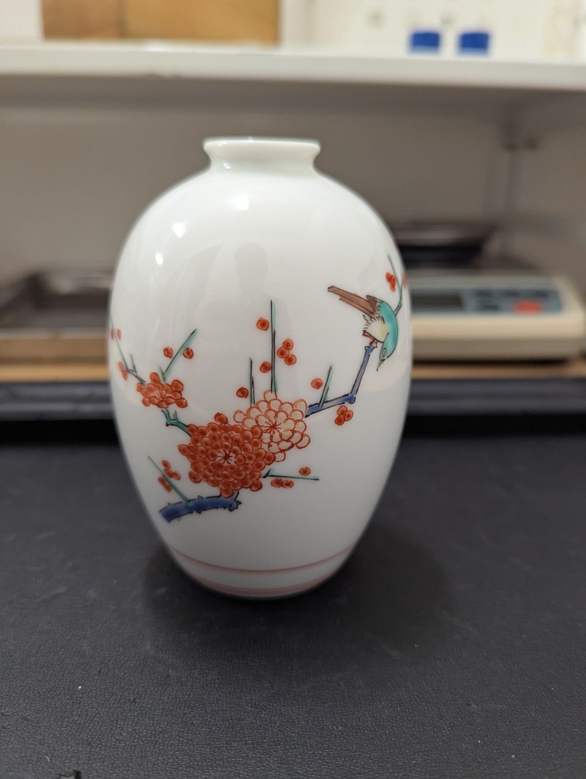 十四代 酒井田柿右衛門作 一輪生 花瓶 - メルカリ