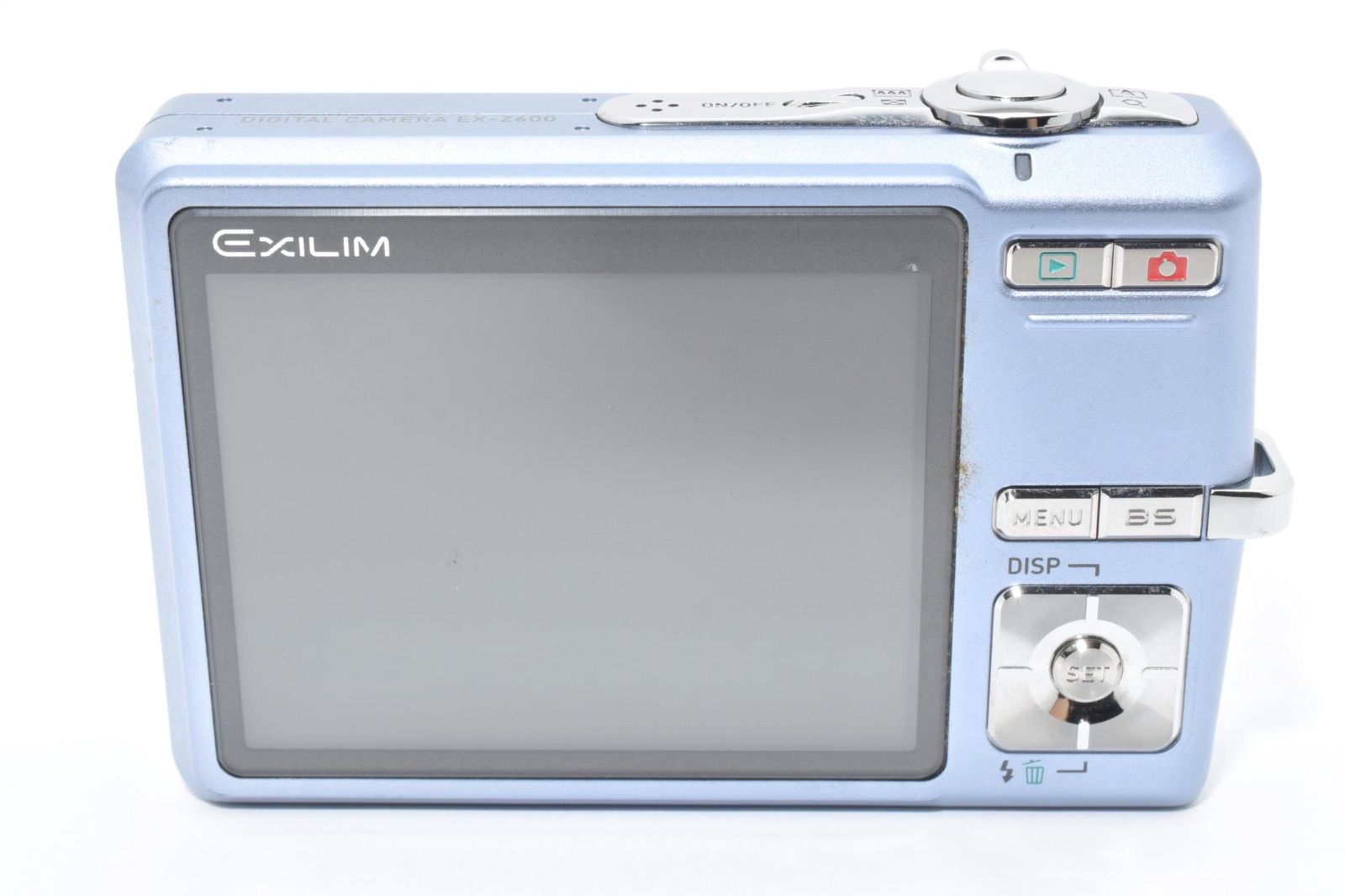 CASIO EXILIM EX-Z600 ブルー バッテリー•ストラップ付き コンパクト