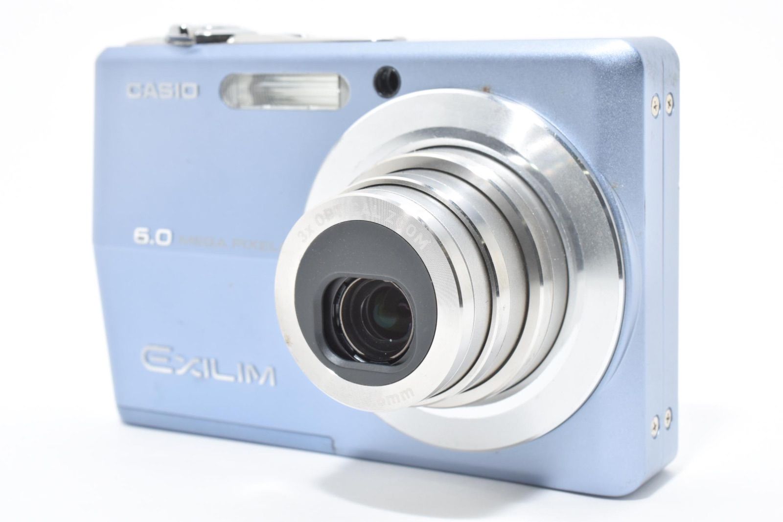 CASIO EXILIM EX-Z600 ブルー バッテリー•ストラップ付き コンパクト