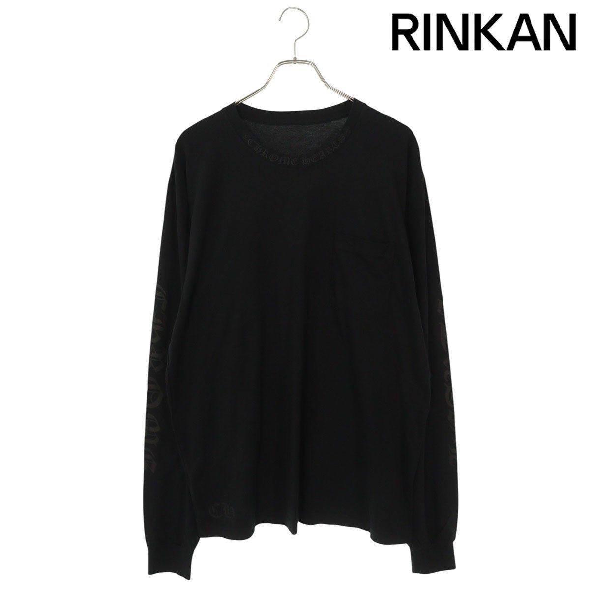 クロムハーツ CH L/S /1 ネックロゴプリント長袖カットソー メンズ XL 