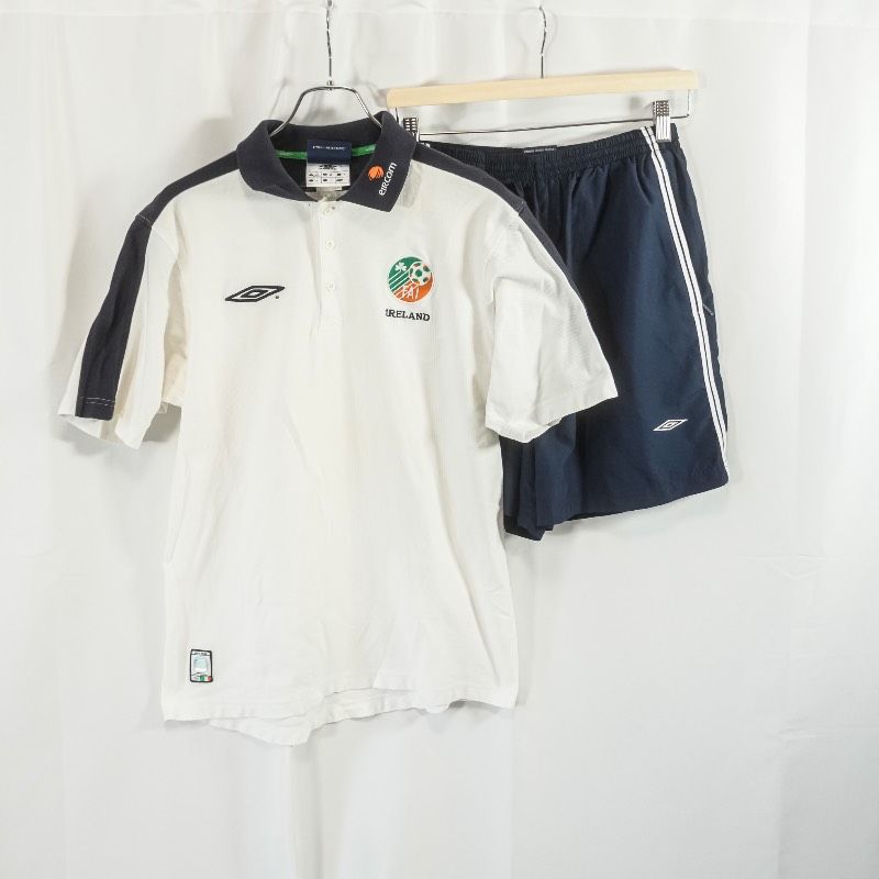 00s UMBRO アンブロ アイルランド代表 セットアップ ポロシャツ ハーフ