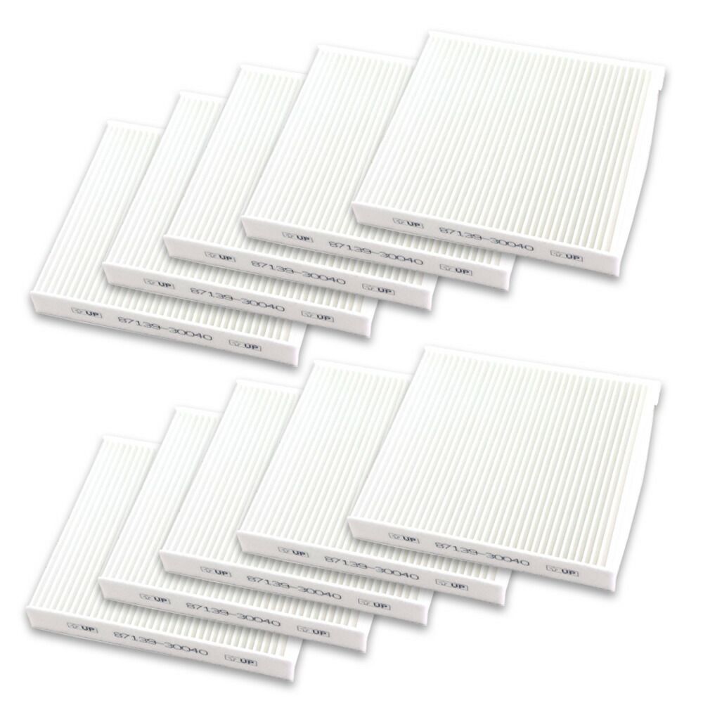 エアコンフィルター 10枚セット ヴォクシー ノア ZRR70G ZRR70W ZRR75G ZRR75W キャビンフィルター トヨタ 87139-30040 87139-50100 87139-52020