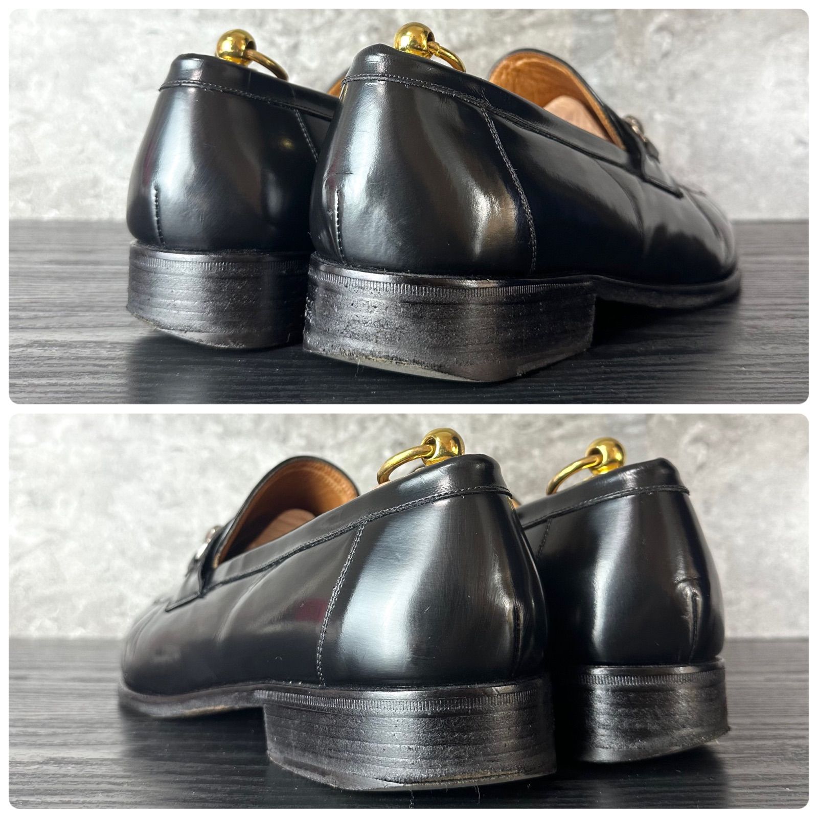 磨き上げ済】S667 GUCCI グッチ JORDAAN ヨルダーン ホースビット 