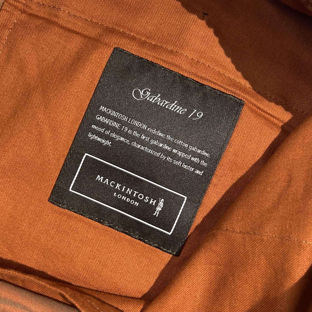 MACKINTOSH LONDON マッキントッシュ Gabardine 19 タック ワイド