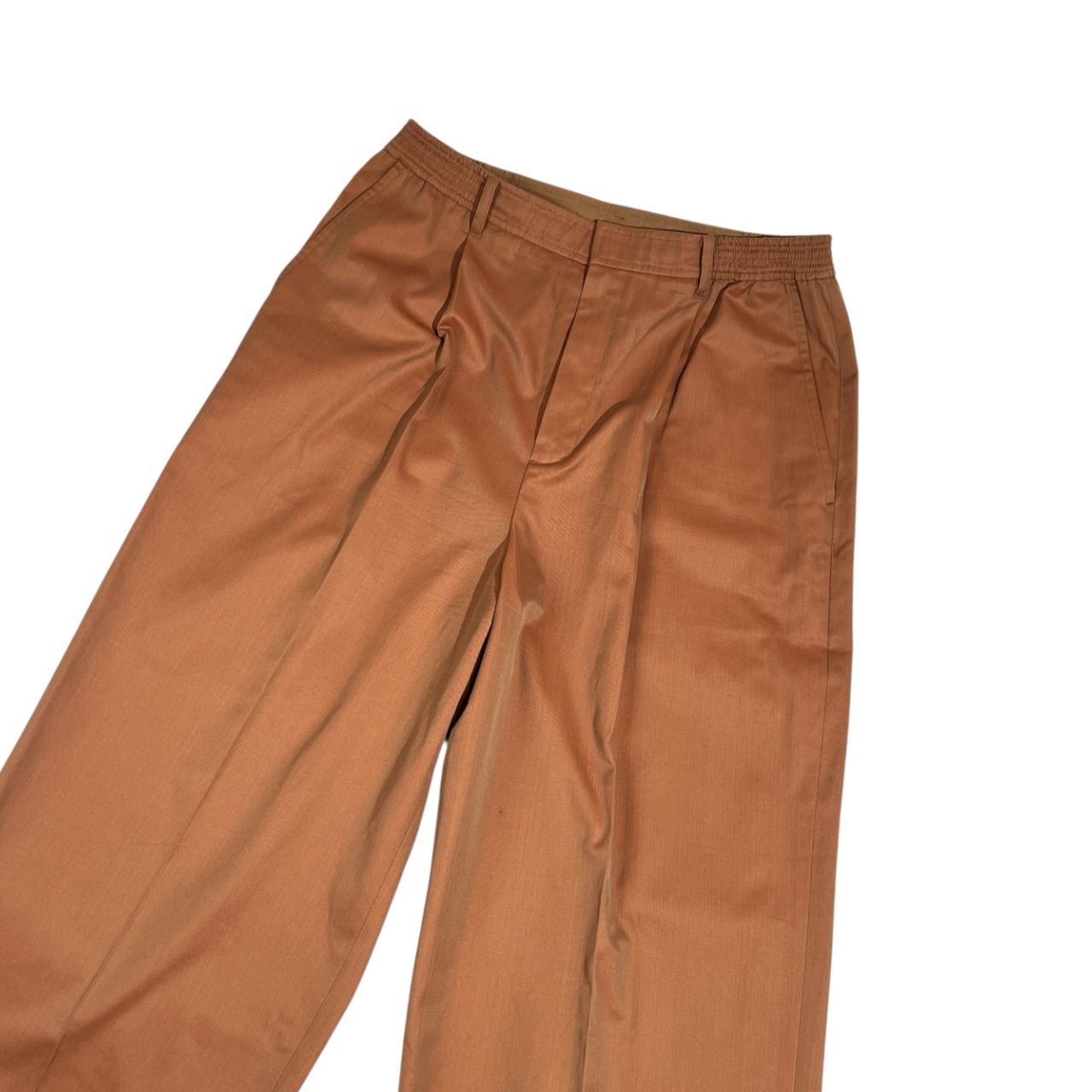 MACKINTOSH LONDON マッキントッシュ Gabardine 19 タック ワイドパンツ 40/ブラウン系 玉蟲系 三陽商会 MACKINTOSH LONDON マッキントッシュ Gabardine 19 タック ワイド