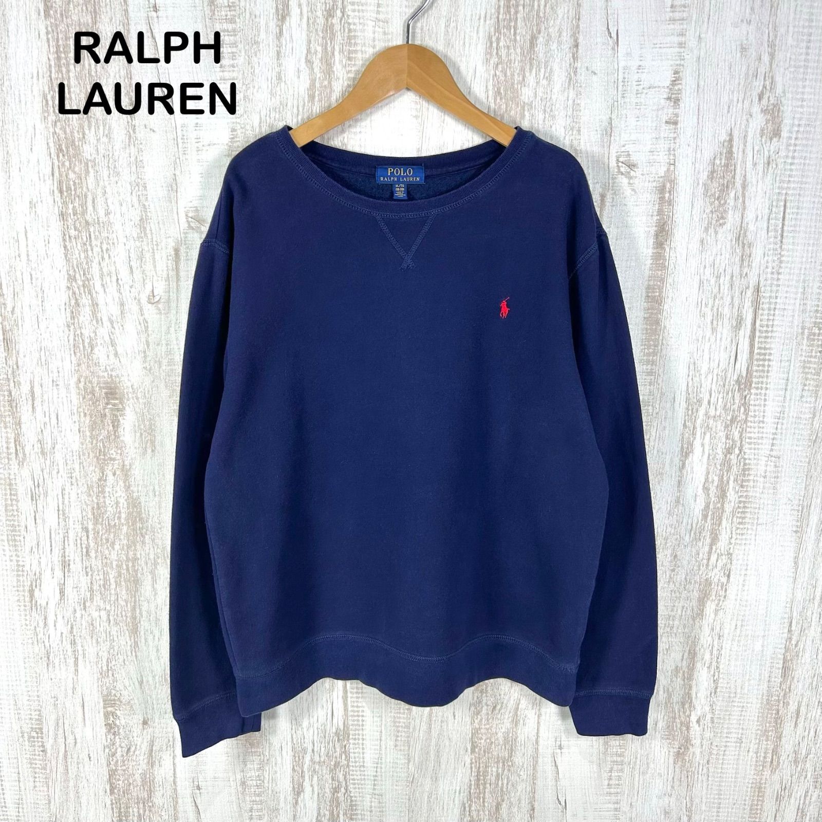 Ralph Lauren ネイビー クルーネック トレーナー 【公式通販】