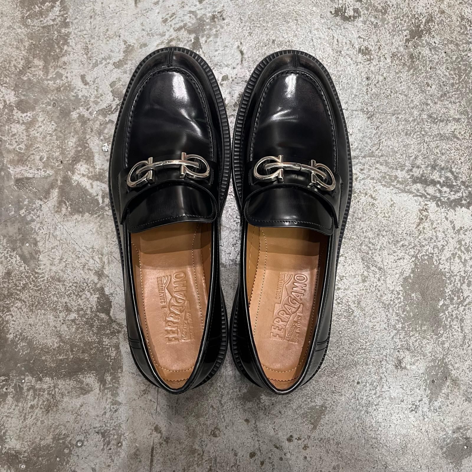 Salvatore Ferragamo ガンチーニローファー 革靴 ローファー