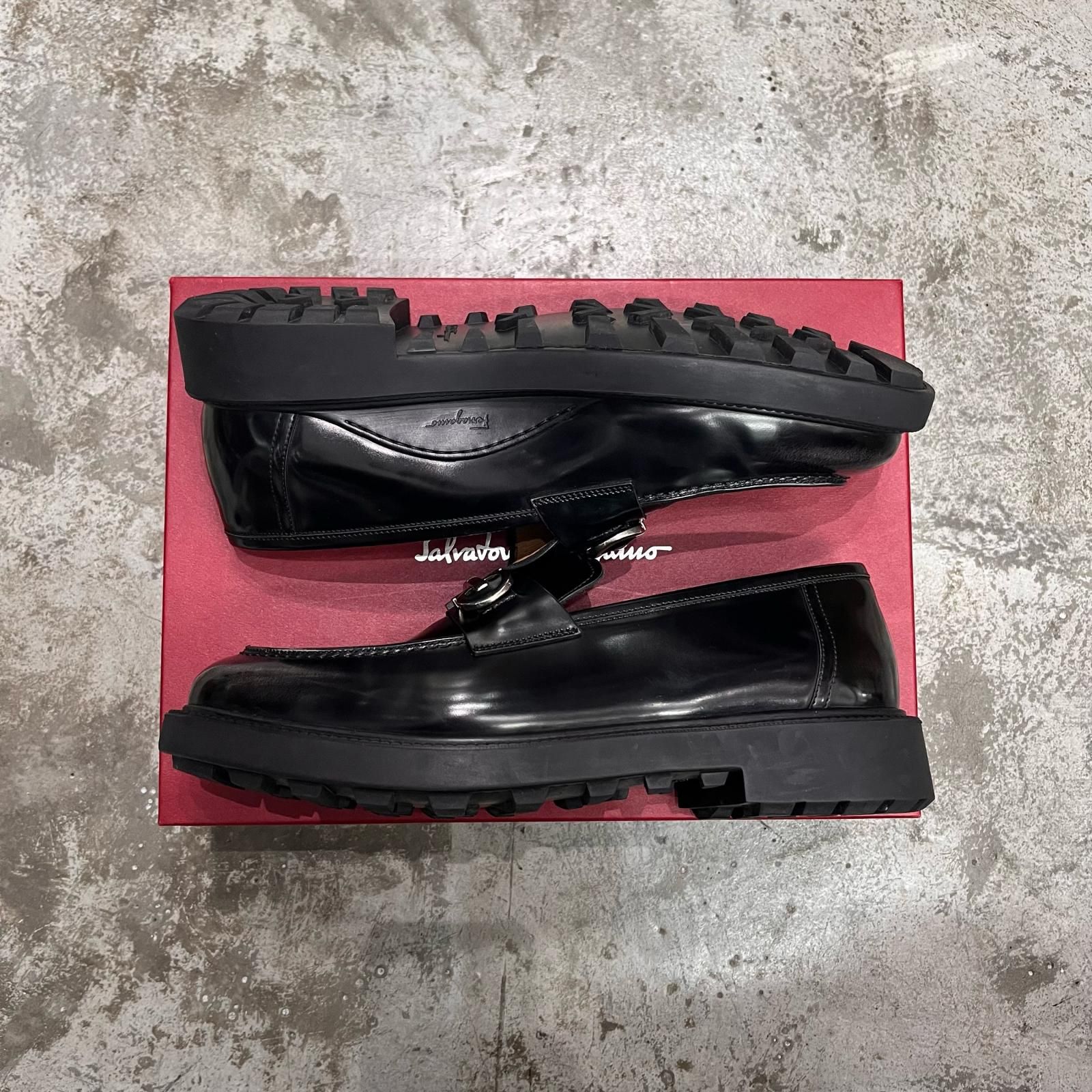 Salvatore Ferragamo ガンチーニローファー 革靴 ローファー