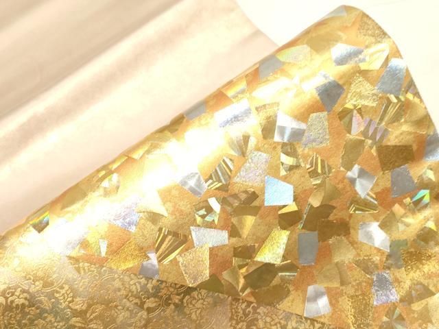 平和屋着物○金彩友禅作家 金彩の魔術師 堀省平 金煌織 太鼓柄袋帯 堀
