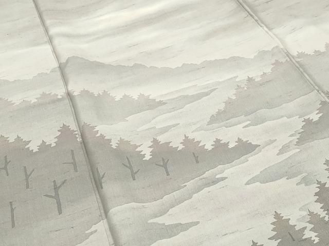 平和屋着物○石川県指定無形文化財 牛首紬 白山工房 手織り 訪問着