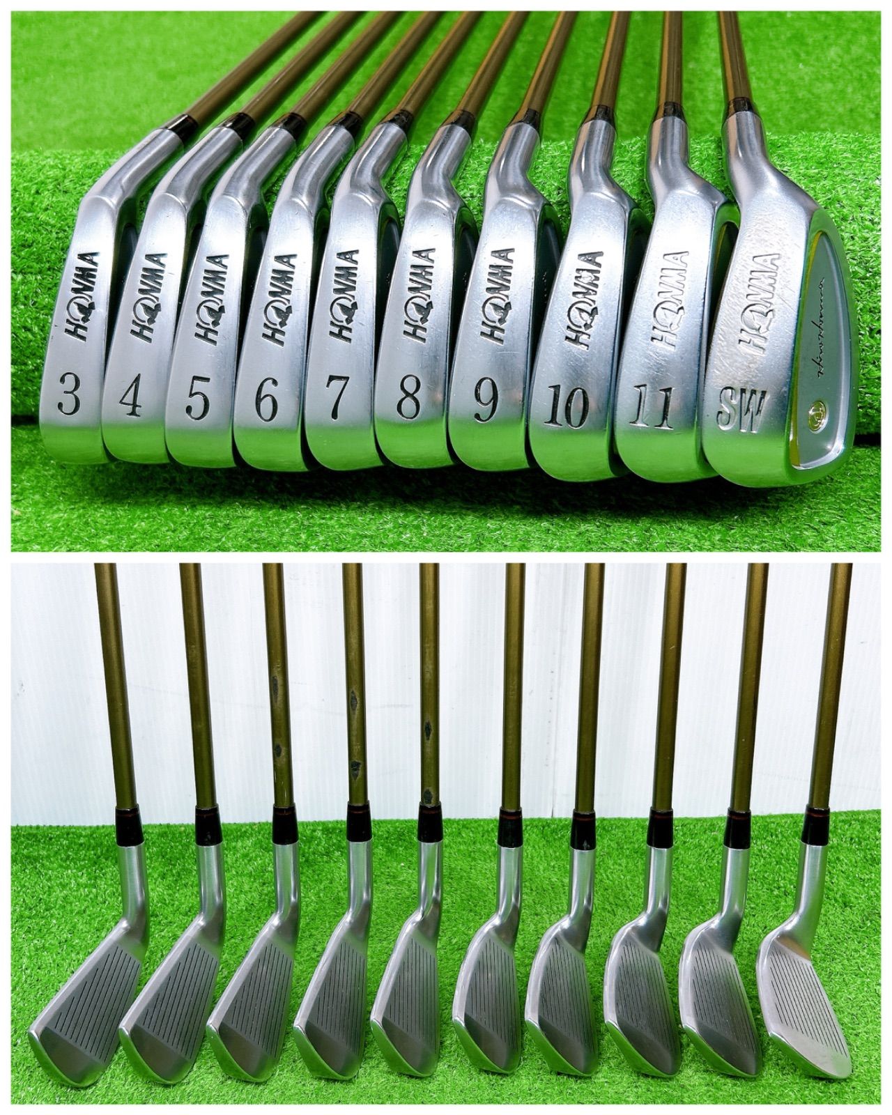 豪華10本 ホンマ HONMA LB-708 4S アイアンセット R-1 星4 3-11S