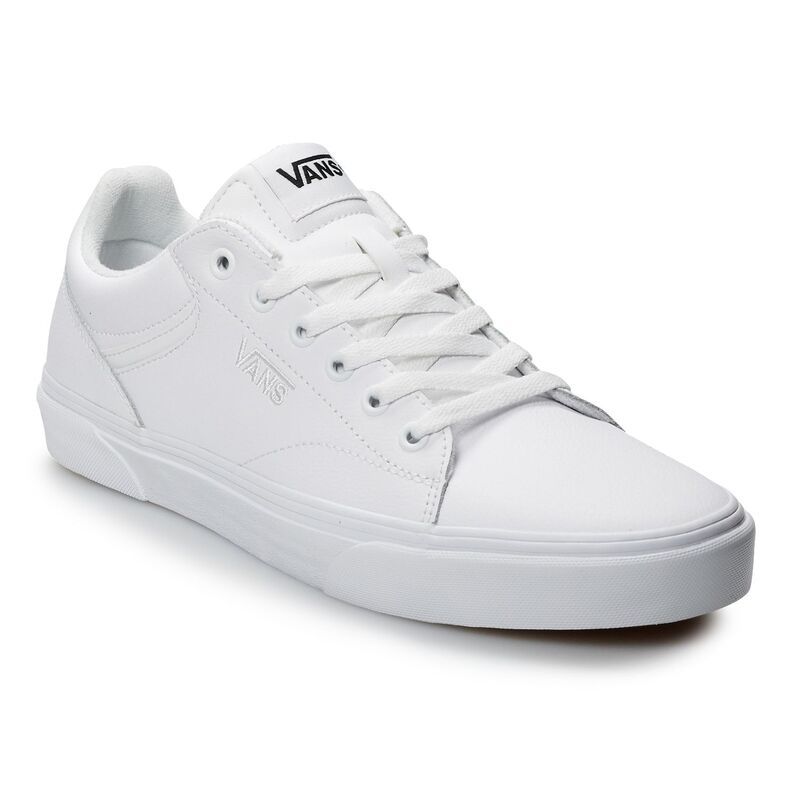 バンズ メンズ シューズ スニーカー レザー VansR Seldan Mens Leather Shoes White ホワイト