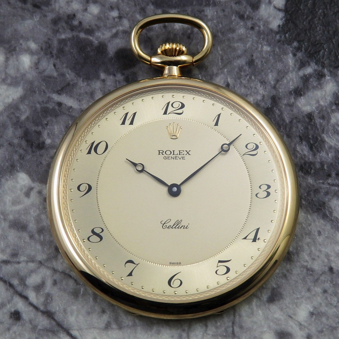 ROLEX 3761 YG 懐中時計 希少 ロレックス 1994年 金無垢 イエローゴールド ポケットウォッチ チェリーニ Cellini
