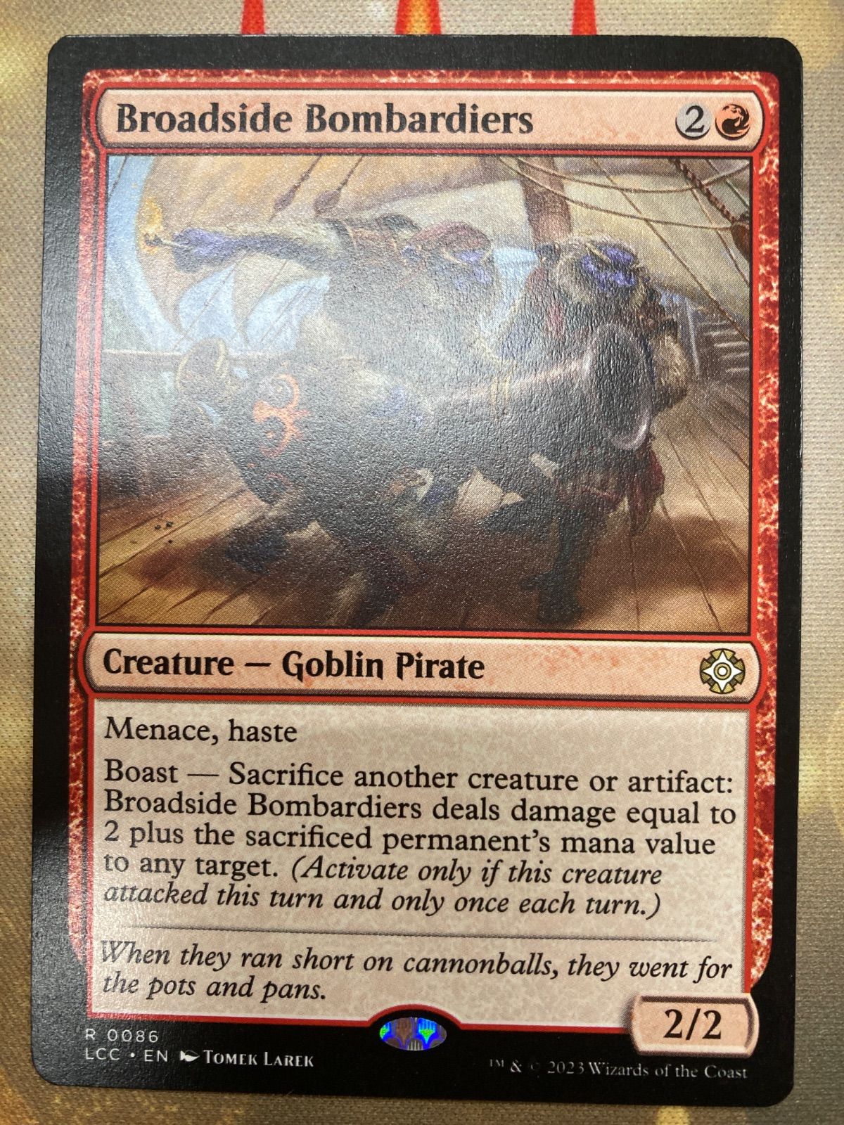 MTG 舷側砲の砲撃手 英語 - メルカリ