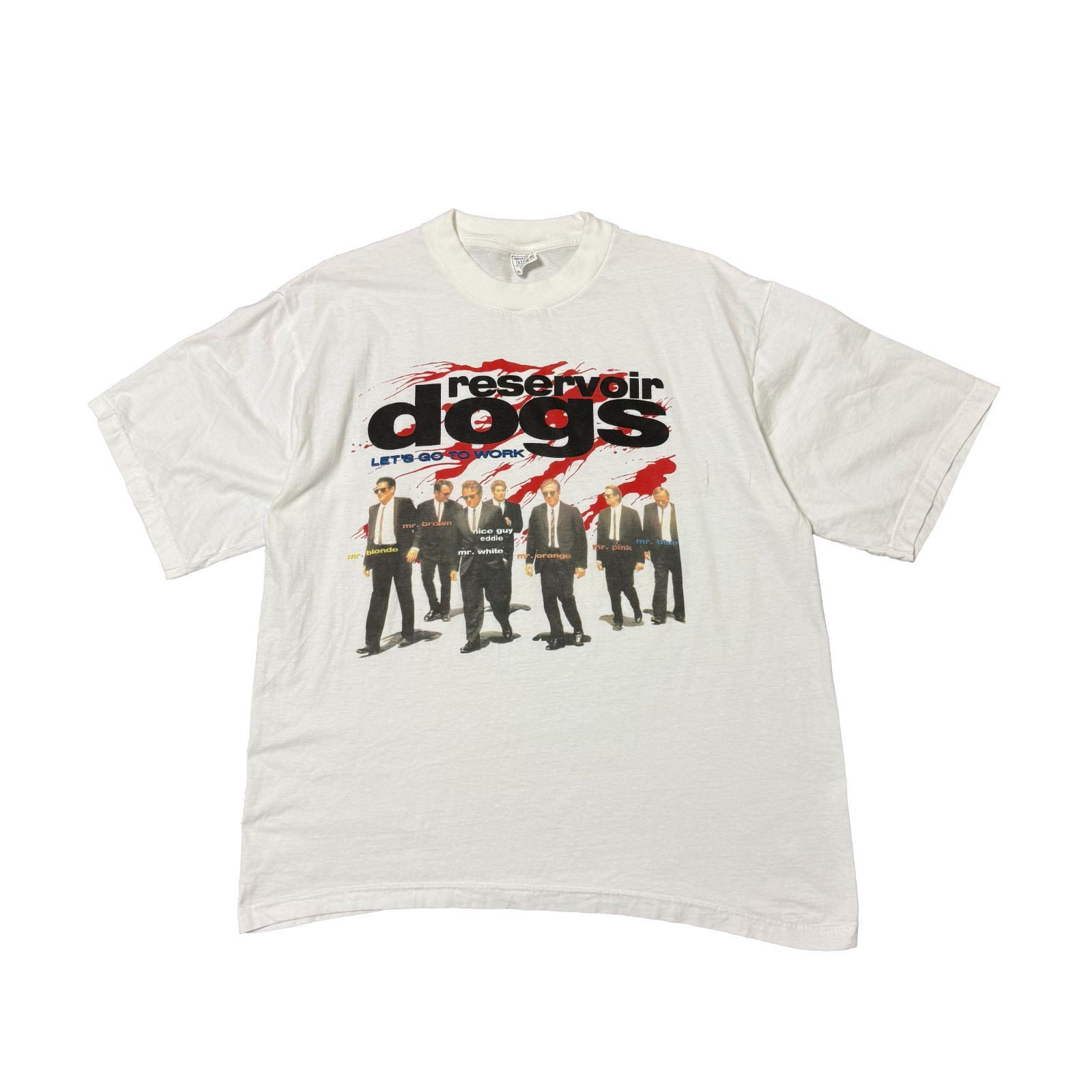 90s 1992 Reservoir Dogs Euro Promo tee Tシャツ ムービーT 