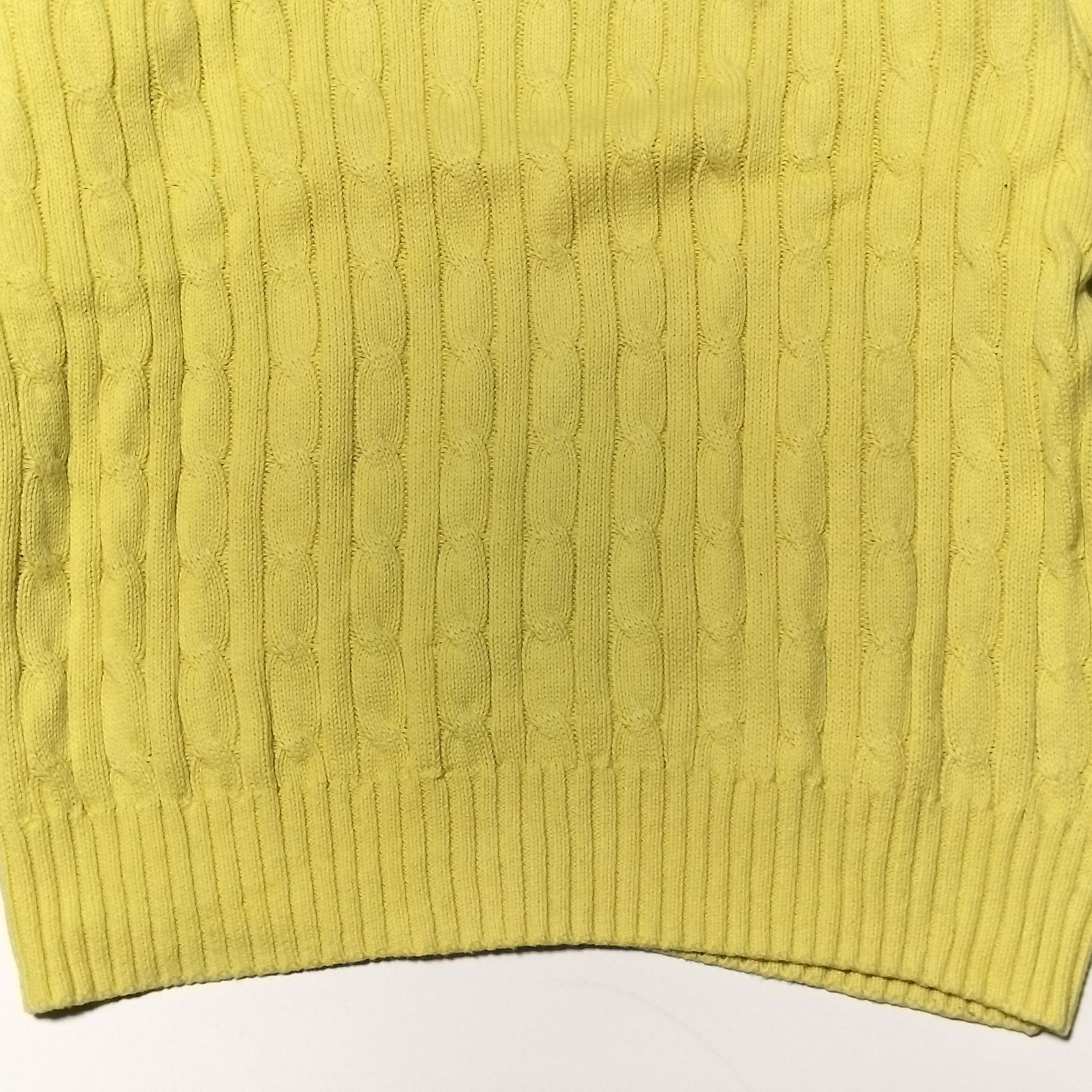美品】POLO RALPH LAUREN クルーネック ケーブルニット XLサイズ 18-20