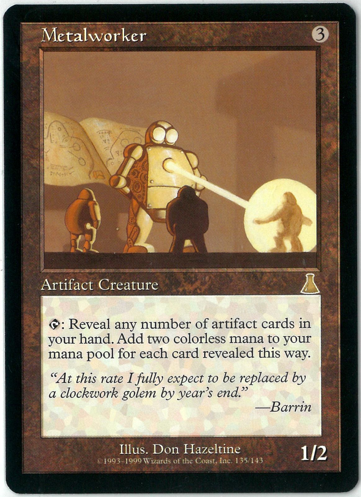 MTG/英語版/金属細工師/Metalworker/ウルザズ・デスティニー/UDS 135