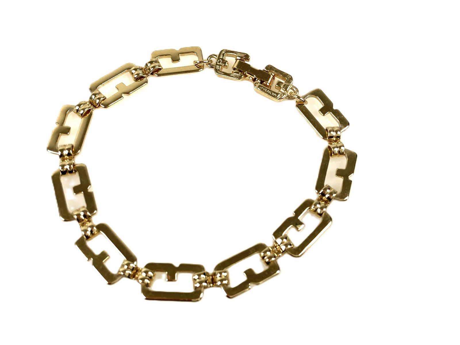 ジバンシィ GIVENCHY Gモチーフ チェーン ブレスレット 幅0.8cm 