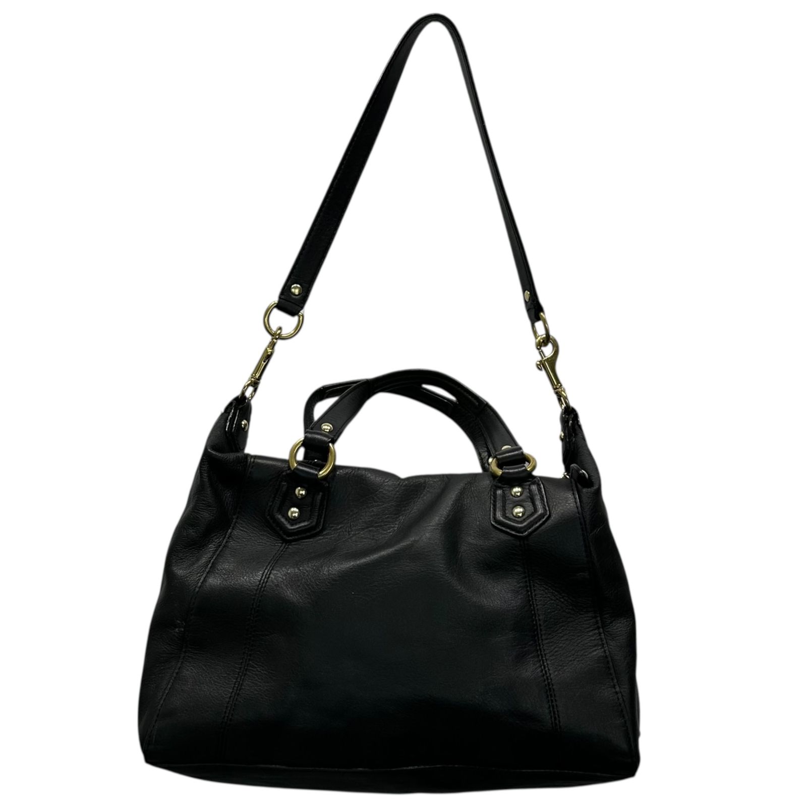 COACH(コーチ) Campbell Satchel Leather 2WAY Shoulder Bag 