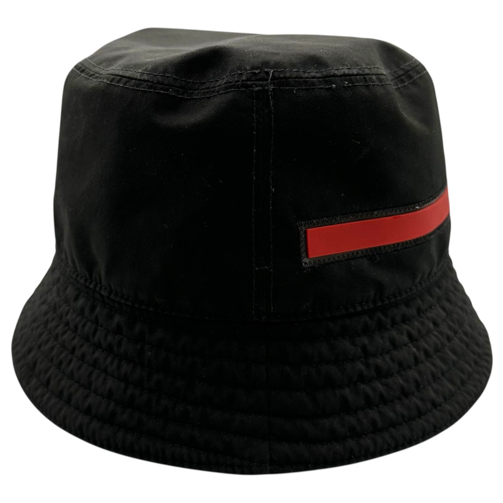 PRADA(プラダ) 00's OLD Rubber Logo Bucket Hat オールド ラバーロゴ