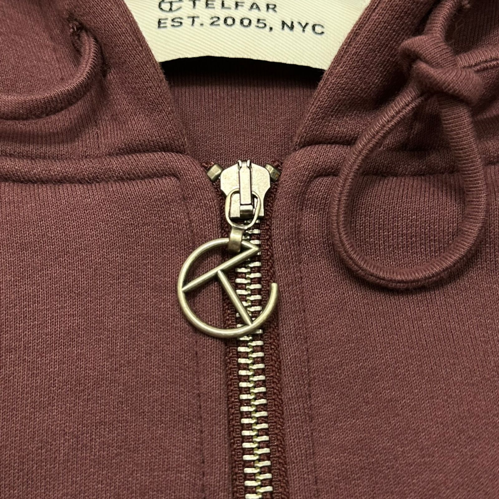TELFAR(テルファー) Insulated Docking Zip-Up Hoodie 中綿 ドッキング 