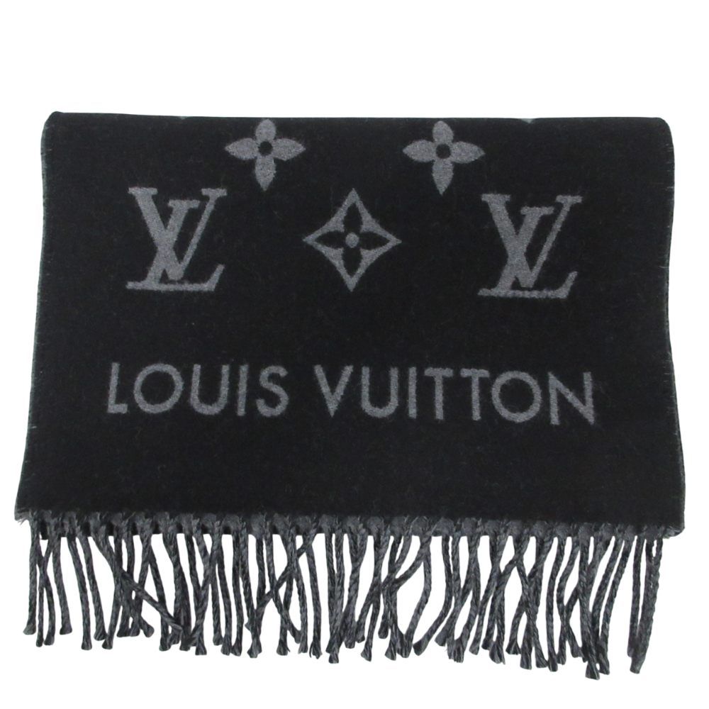 ルイヴィトン LOUIS VUITTON 美品 マフラー・オール アバウト