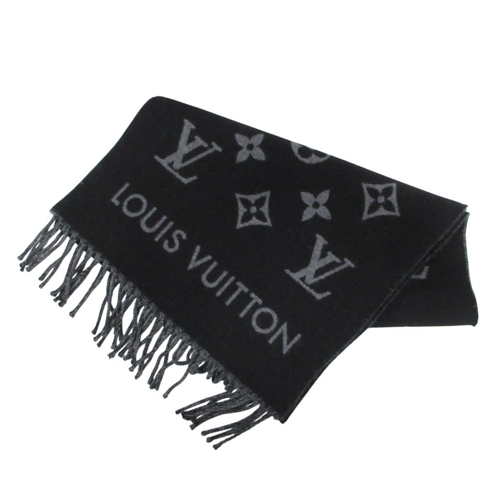 ルイヴィトン LOUIS VUITTON 美品 マフラー・オール アバウト
