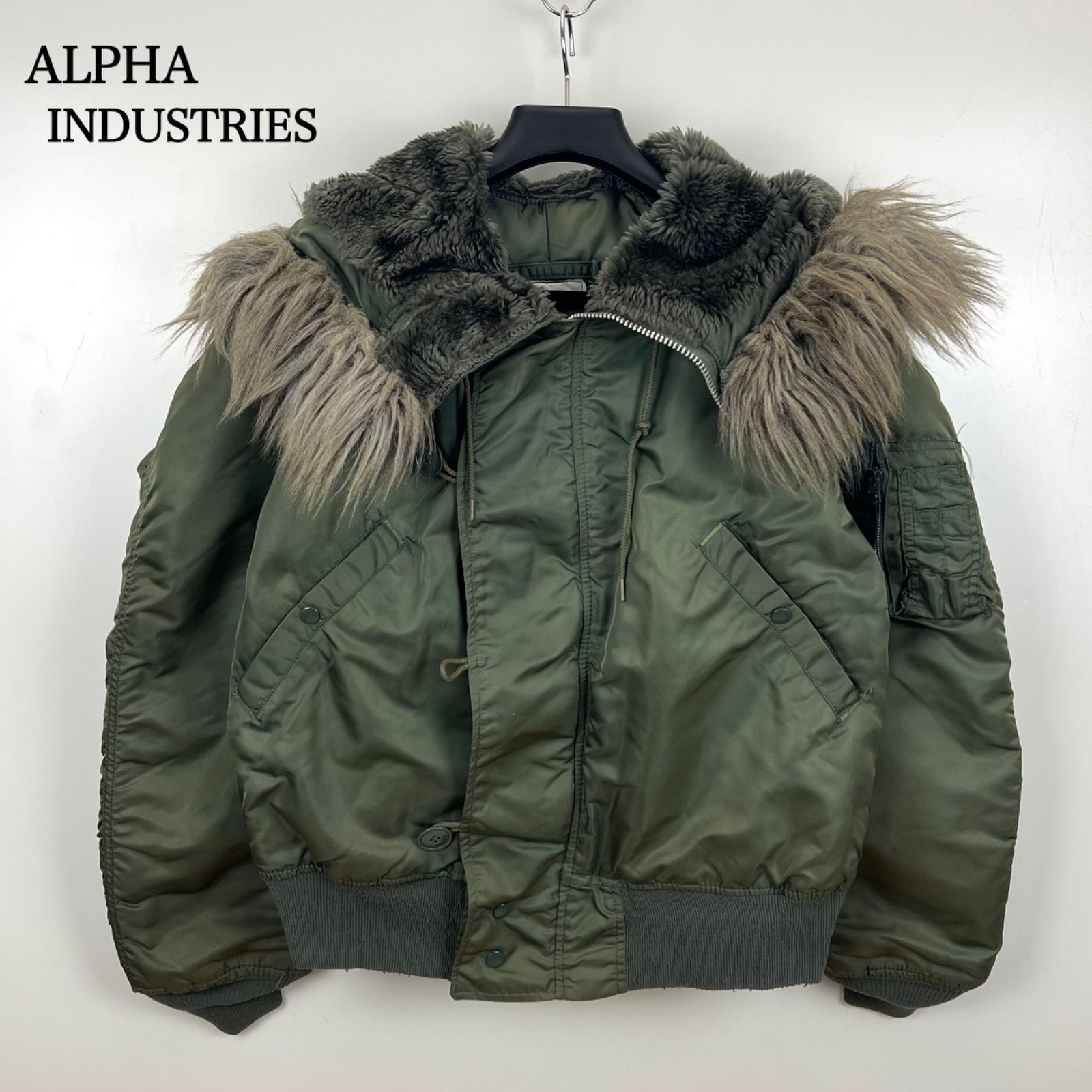 ALPHA INDUSTRIES 90s USA N-2B flight jacket j-6278F M
