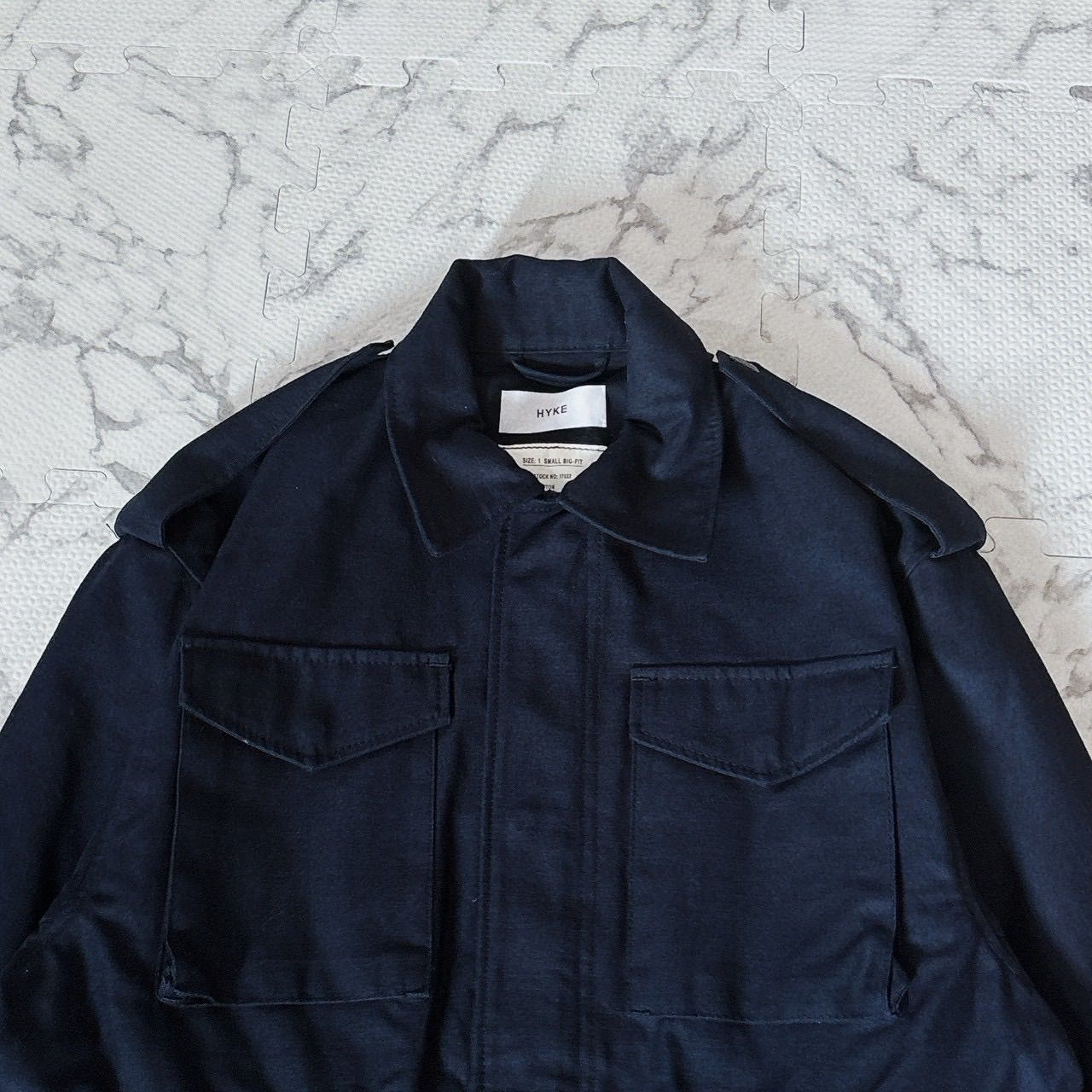 HYKE ハイク M-51 FIELD JACKET BIG-FIT 1 ネイビー フィールド